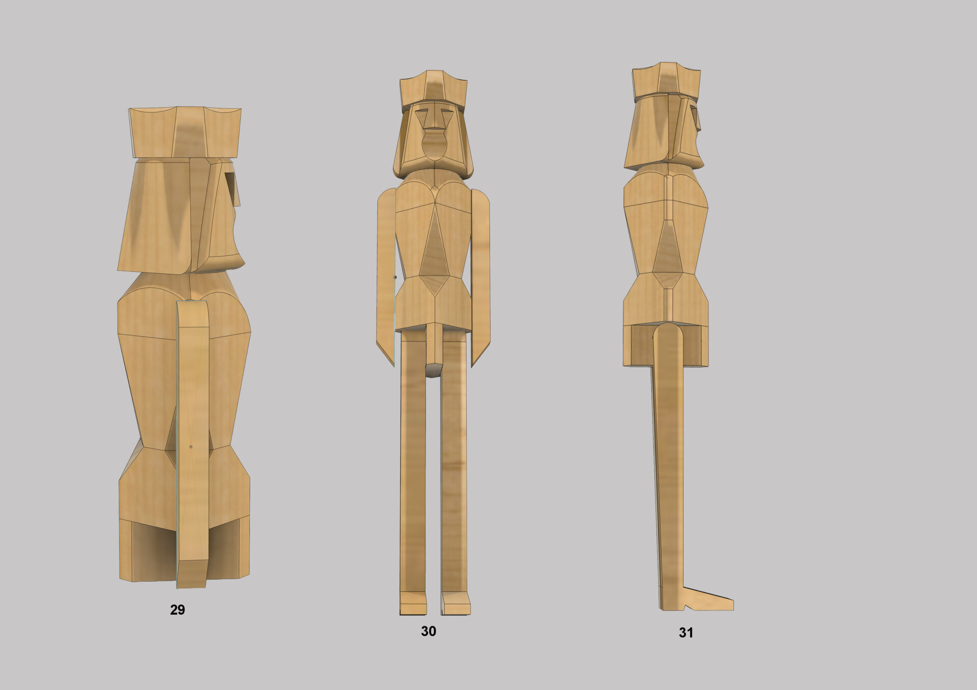 Tuto 04 sculpture marionnette chevalier