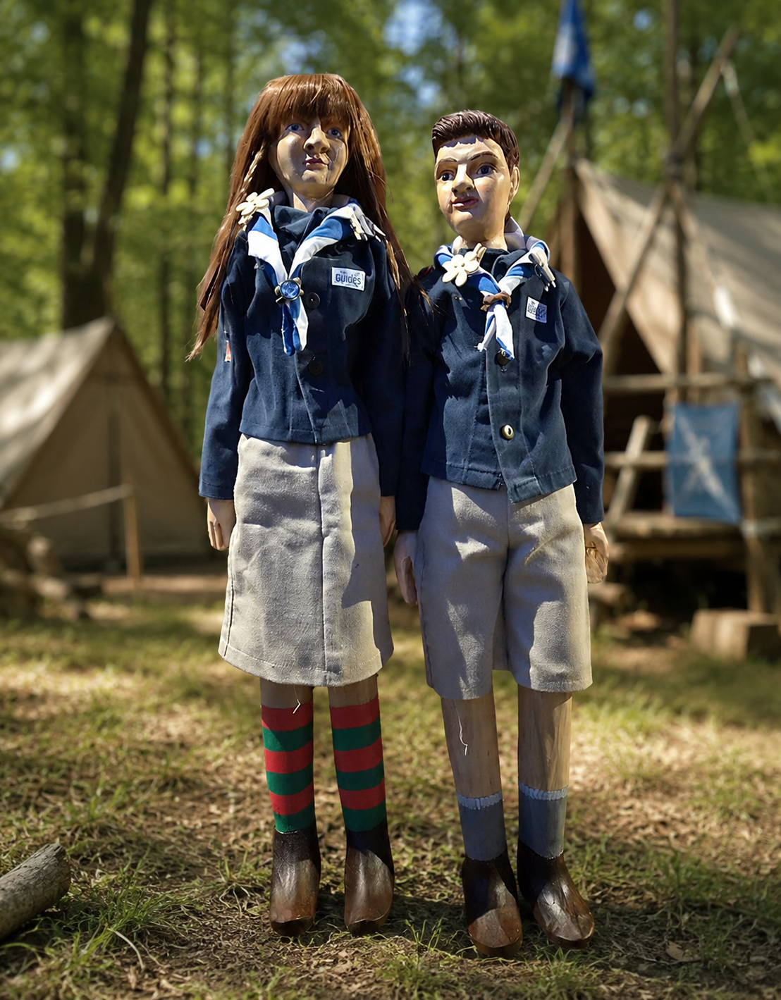 Centre de la marionnette de Saint-Nicolas, Guillaume, couple binchois 1