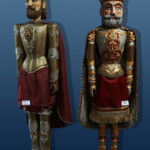 Centre de la Marionnette liégeoise de Saint-Nicolas, Henri et Gilberte, Charlemagne Centre de la Marionnette liégeoise de Saint-Nicolas, Henri et Gilberte, Charlemagne