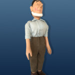 Centre de la Marionnette liégeoise de Saint-Nicolas Bob, Bobette et famille (sidonie, Jérôme, Lambic) par Tony