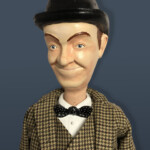 Centre de la Marionnette liégeoise de Saint-Nicolas Stan Laurel par Michel Centre de la Marionnette liégeoise de Saint-Nicolas Stan Laurel par Michel
