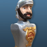 Centre de la Marionnette liégeoise de Saint-Nicolas mini chevalier (35 cm) par Michel Centre de la Marionnette liégeoise de Saint-Nicolas mini chevalier (35 cm) par Michel