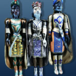 Centre de la marionnette liégeoise de Saint-Nicolas, les trois Rois Mages par Henri Centre de la marionnette liégeoise de Saint-Nicolas, les trois Rois Mages par Henri