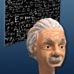 Centre de la marionnette liégeoise de Saint-Nicolas, Albert Einstein par Michel Centre de la marionnette liégeoise de Saint-Nicolas, Albert Einstein par Michel