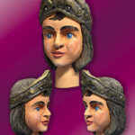 Centre de la marionnette de Saint-Nicolas, Michel, princesse couronnée Centre de la marionnette de Saint-Nicolas, Michel, princesse couronnée