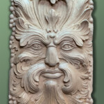 Centre de la marionnette de Saint-Nicolas, Michel, Wood spirit en bas relief Centre de la marionnette de Saint-Nicolas, Michel, Wood spirit en bas relief